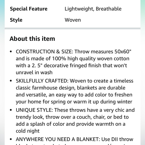 Amazon throw blanket - Picture 6 of 15